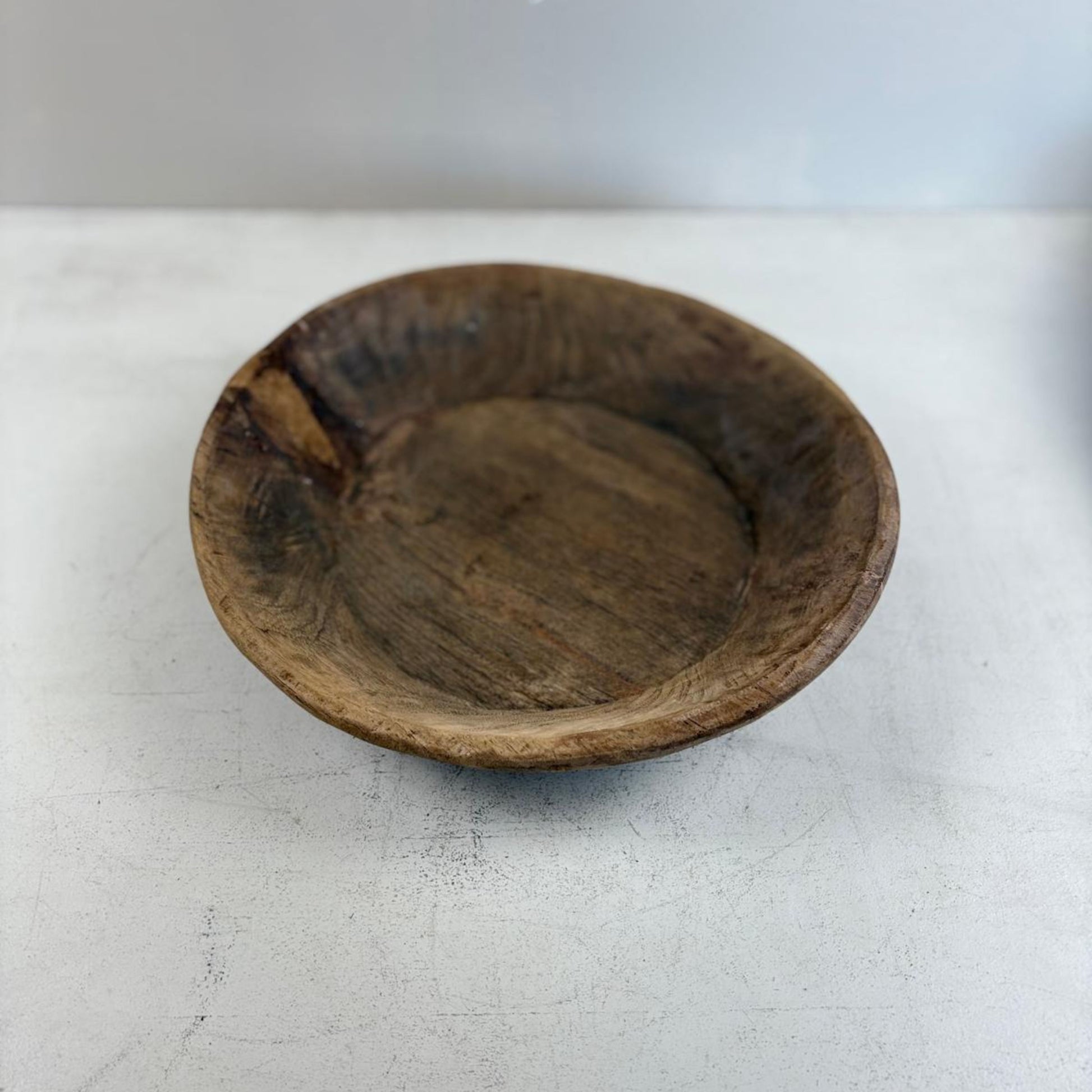 Vintage Artisan Wooden handcarved Bowl