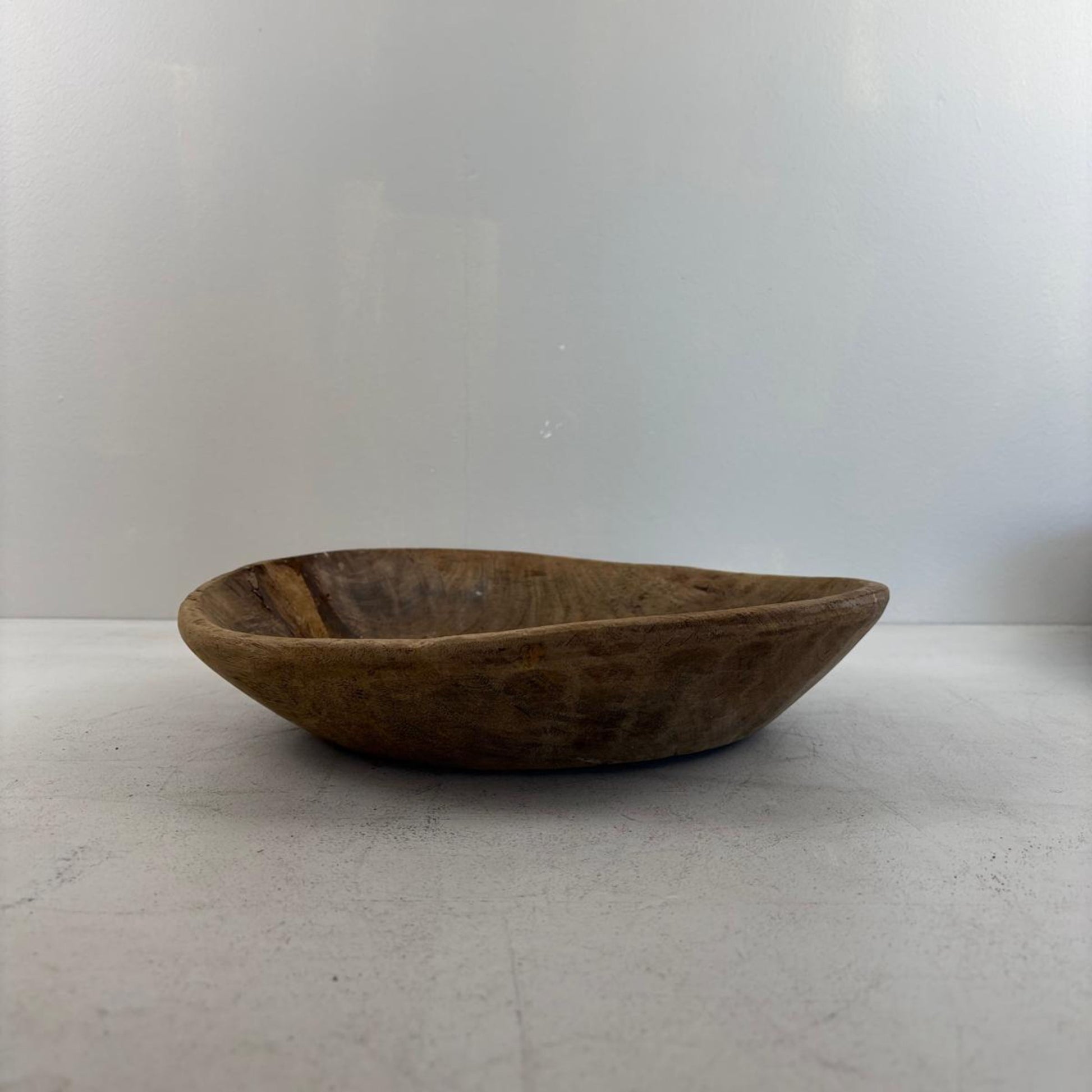 Vintage Artisan Wooden handcarved Bowl