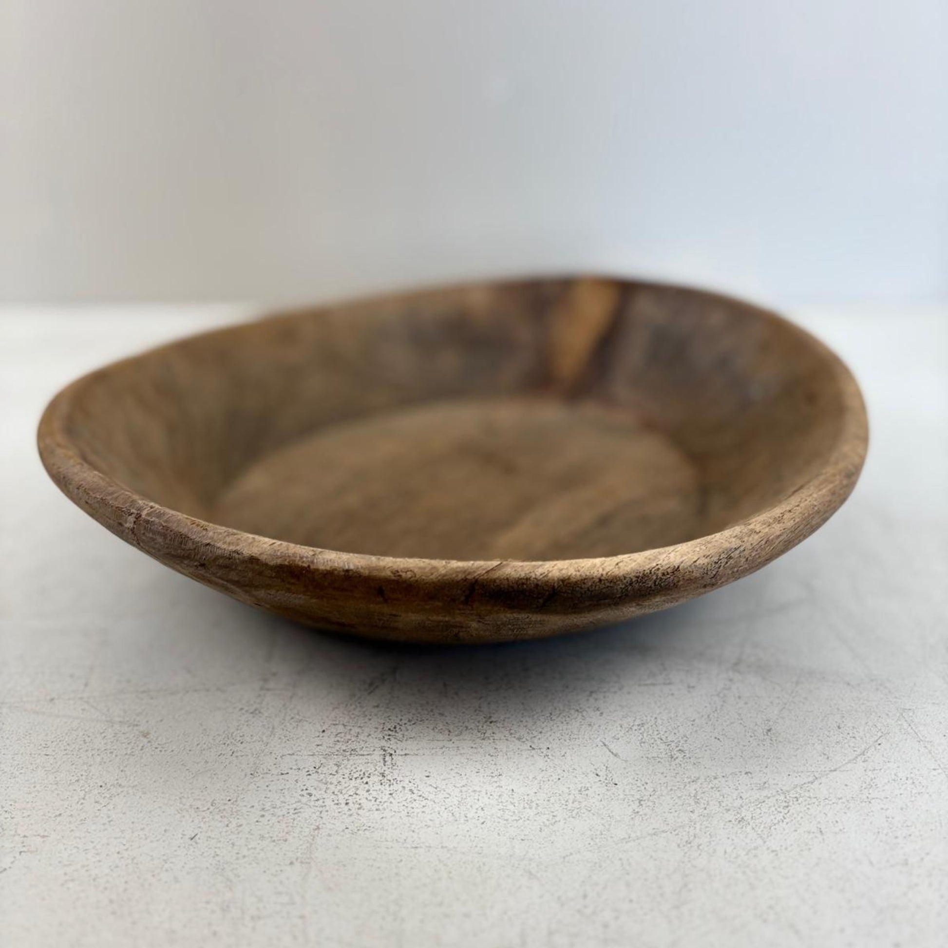 Vintage Artisan Wooden handcarved Bowl