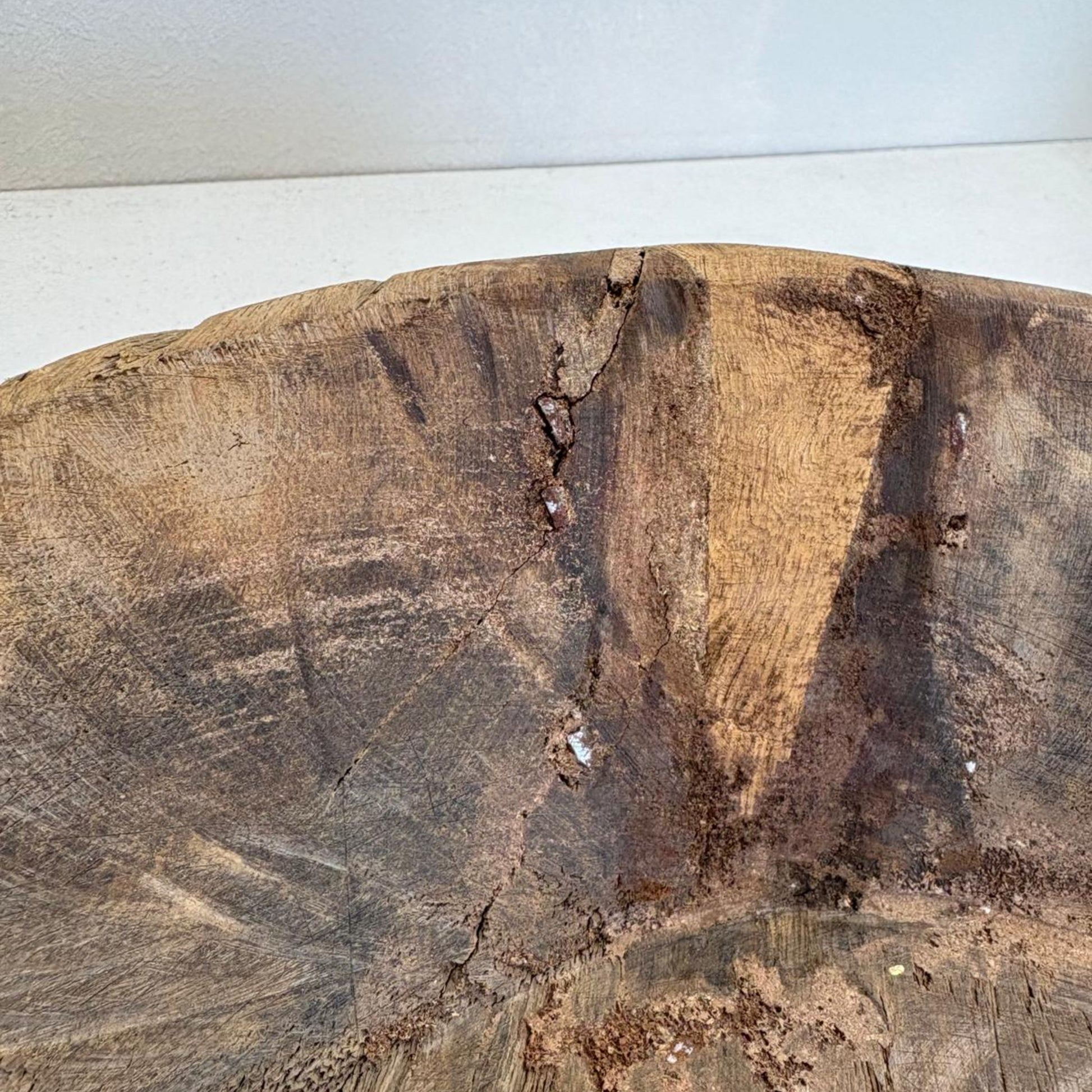 Vintage Artisan Wooden handcarved Bowl
