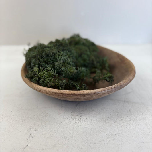 Vintage Artisan Wooden handcarved Bowl