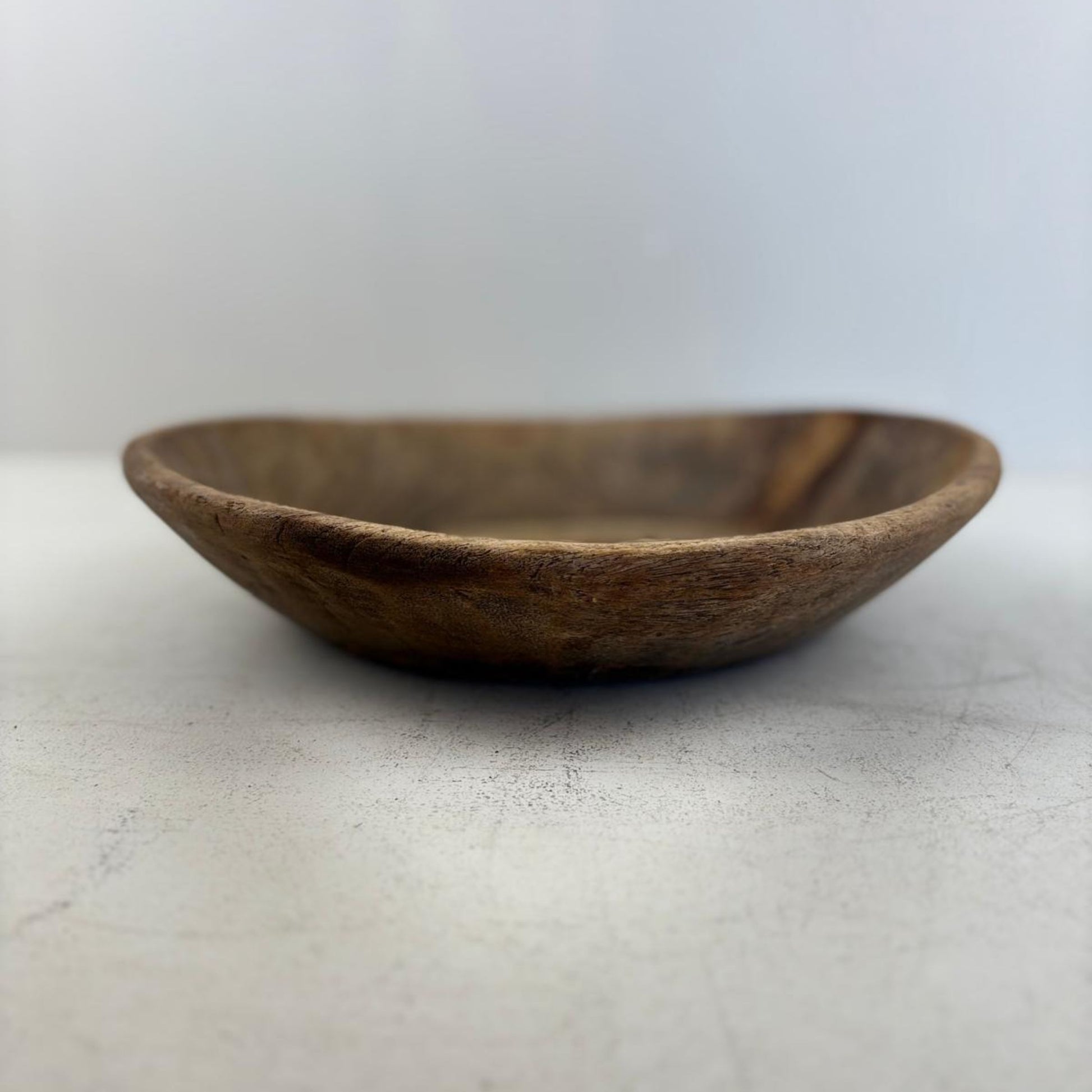 Vintage Artisan Wooden handcarved Bowl