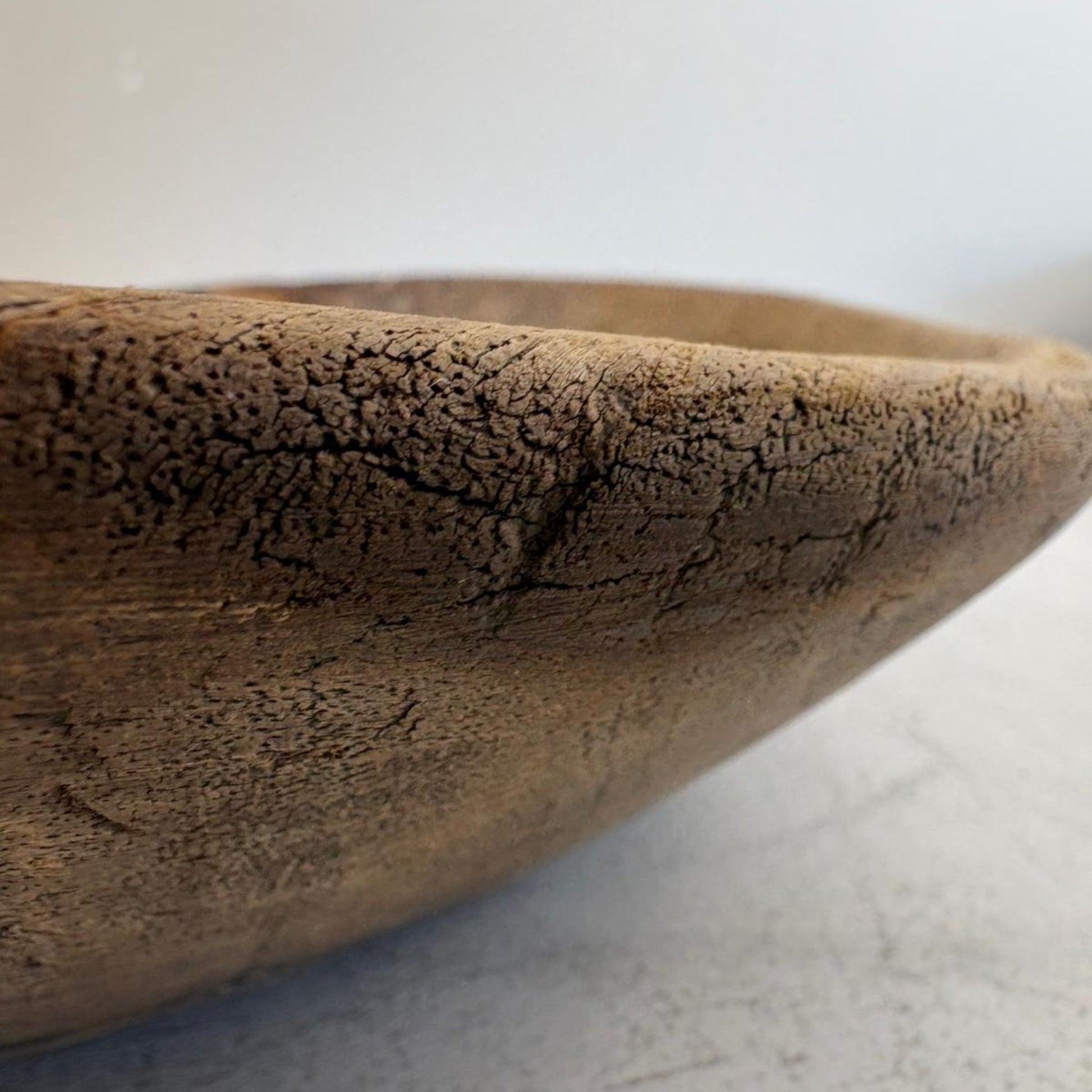 Vintage Artisan Wooden handcarved Bowl