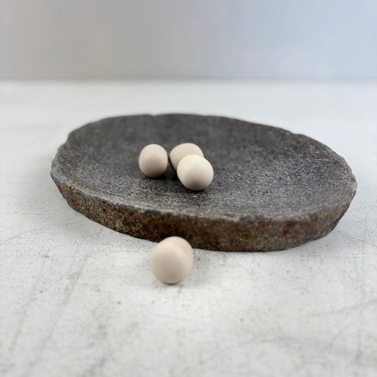 Hand-Carved Natural River Stone Bowl