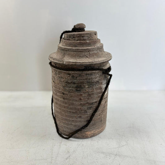 Antique Wooden Himachal Pot - Chhusang, Nepal