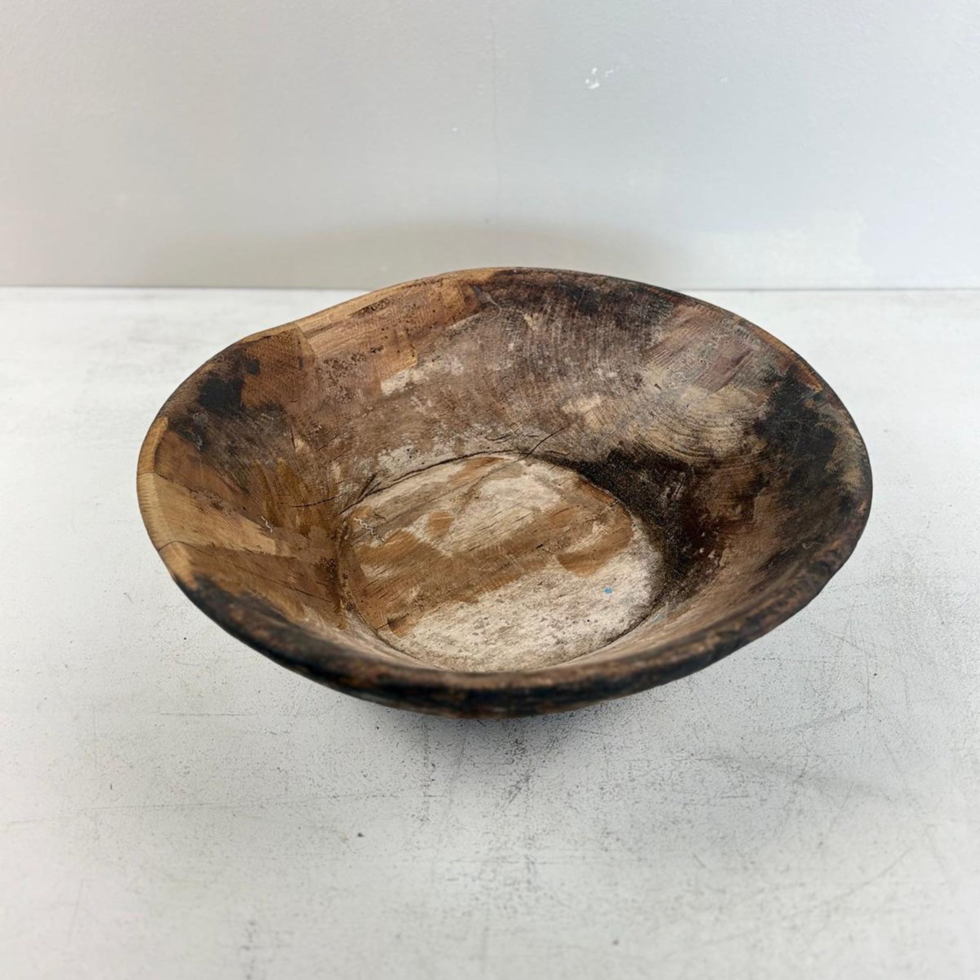 Vintage Artisan Wooden handcarved Bowl