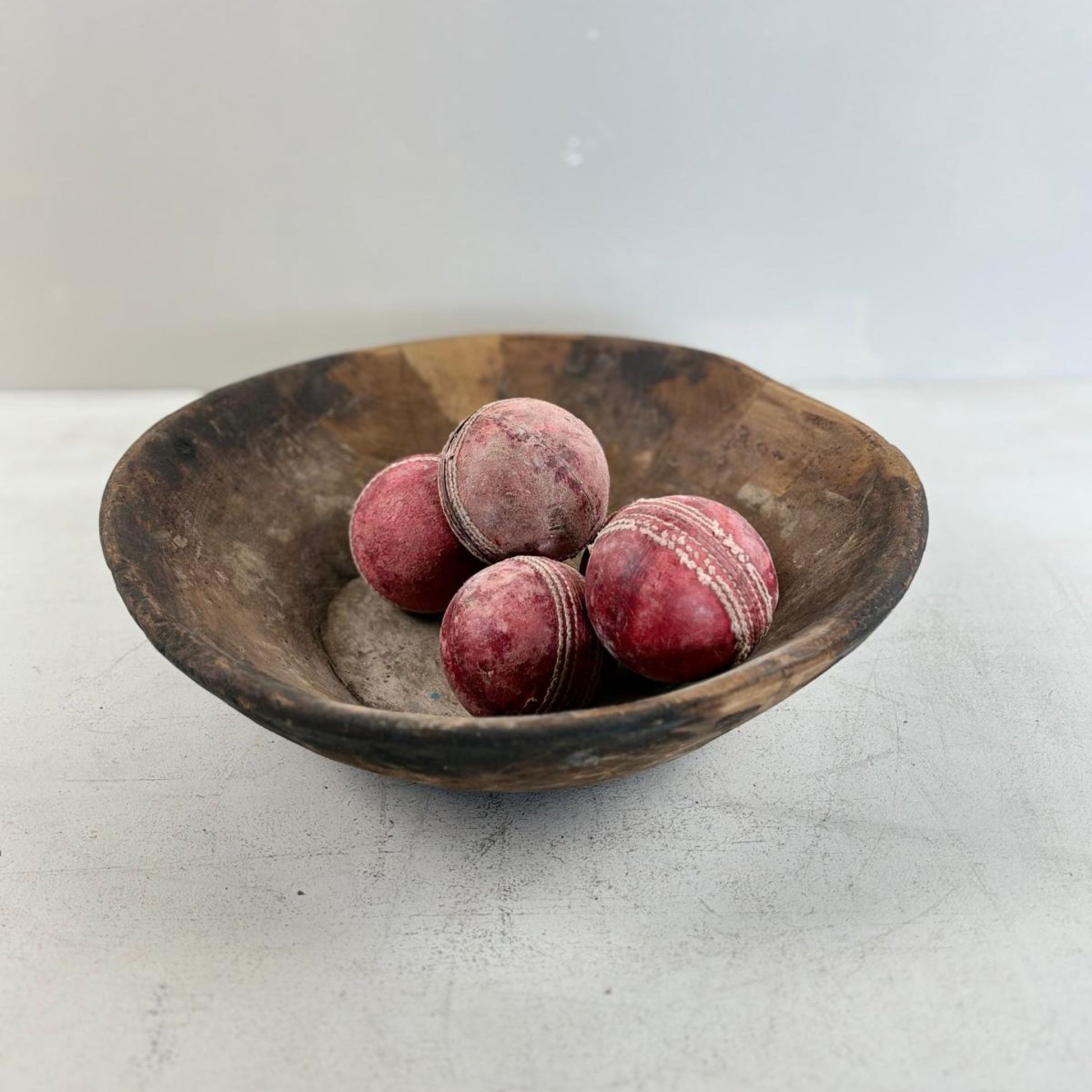 Vintage Artisan Wooden handcarved Bowl