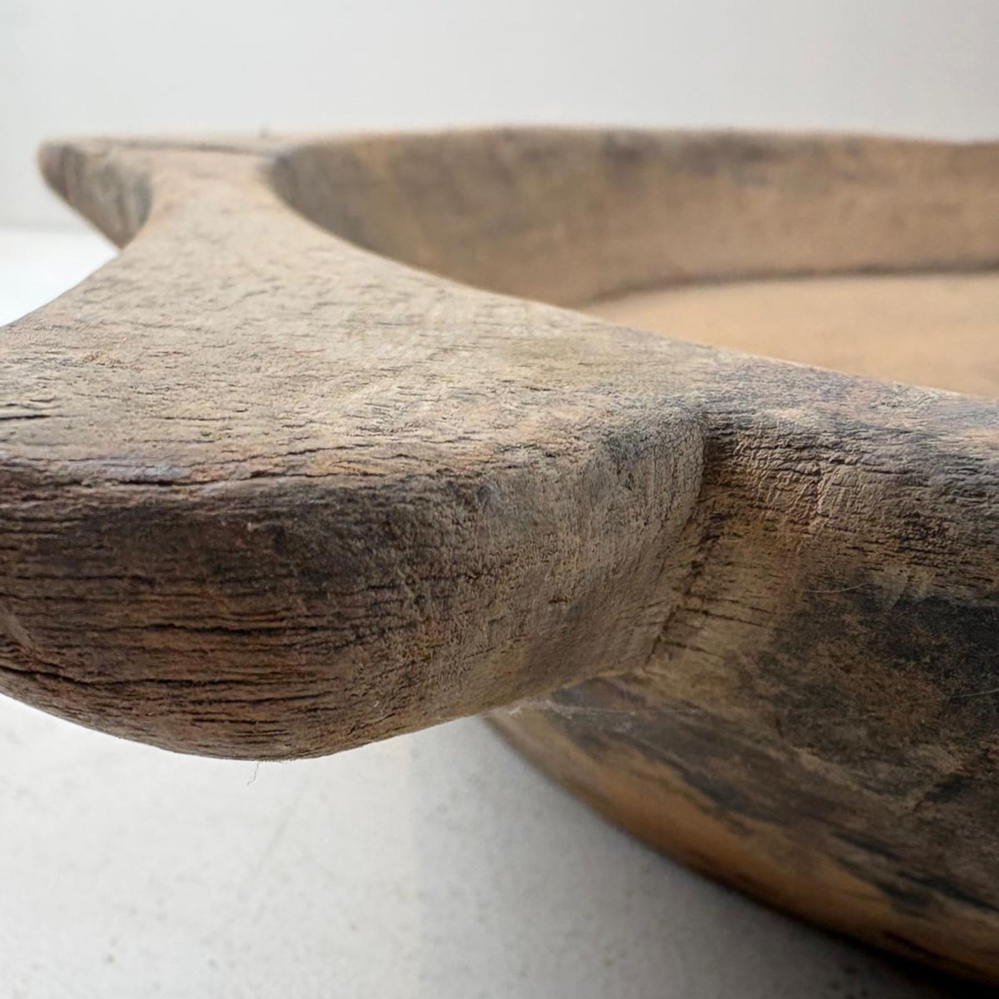 Vintage Indian Wooden Parat Tray