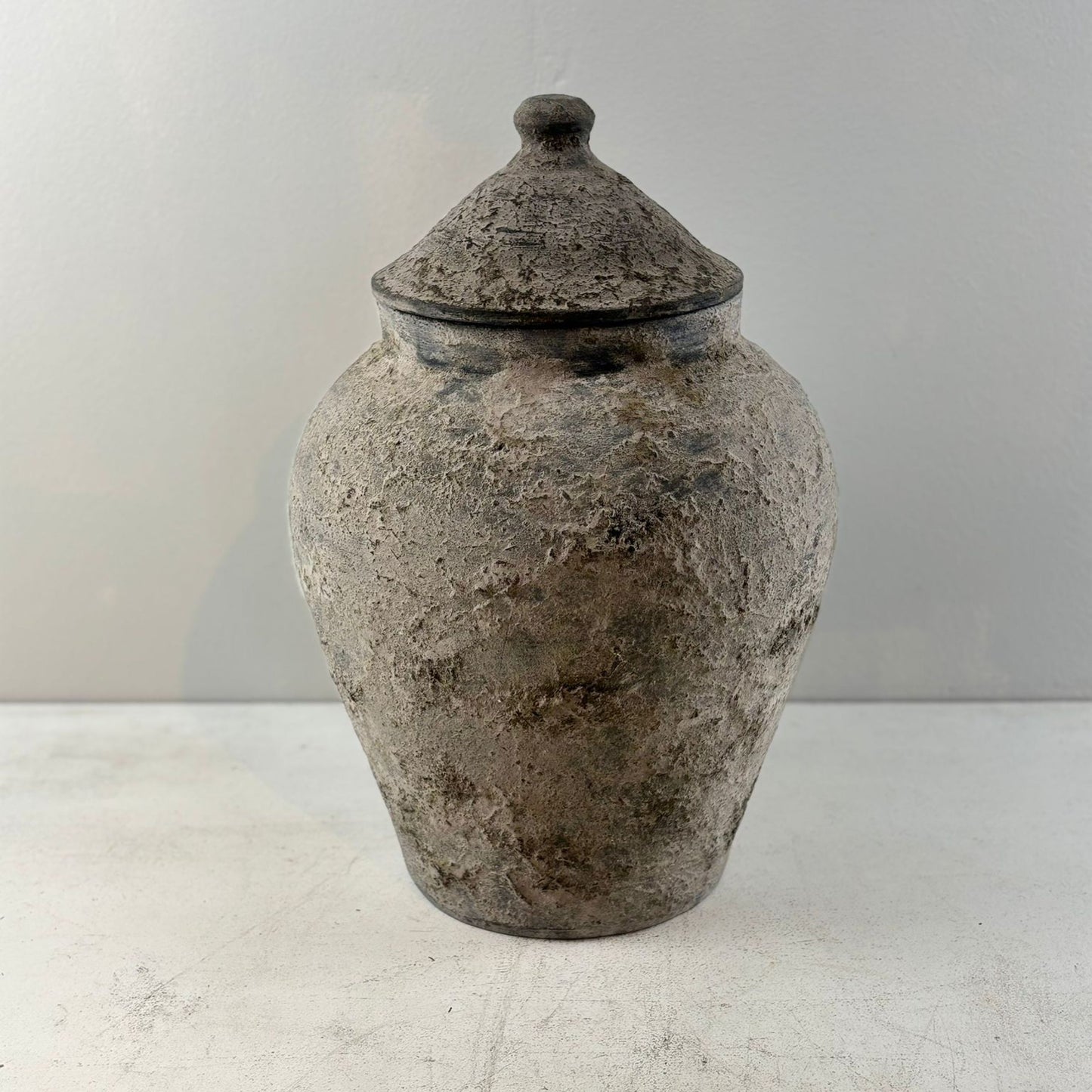 Lidded Pot from Nepal - Large