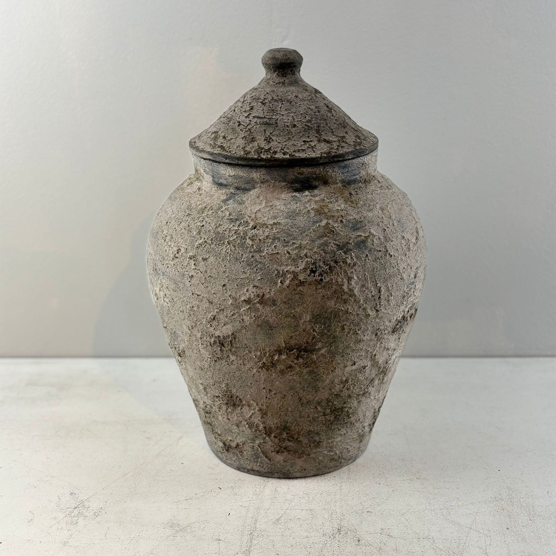 Lidded Pot from Nepal - Large