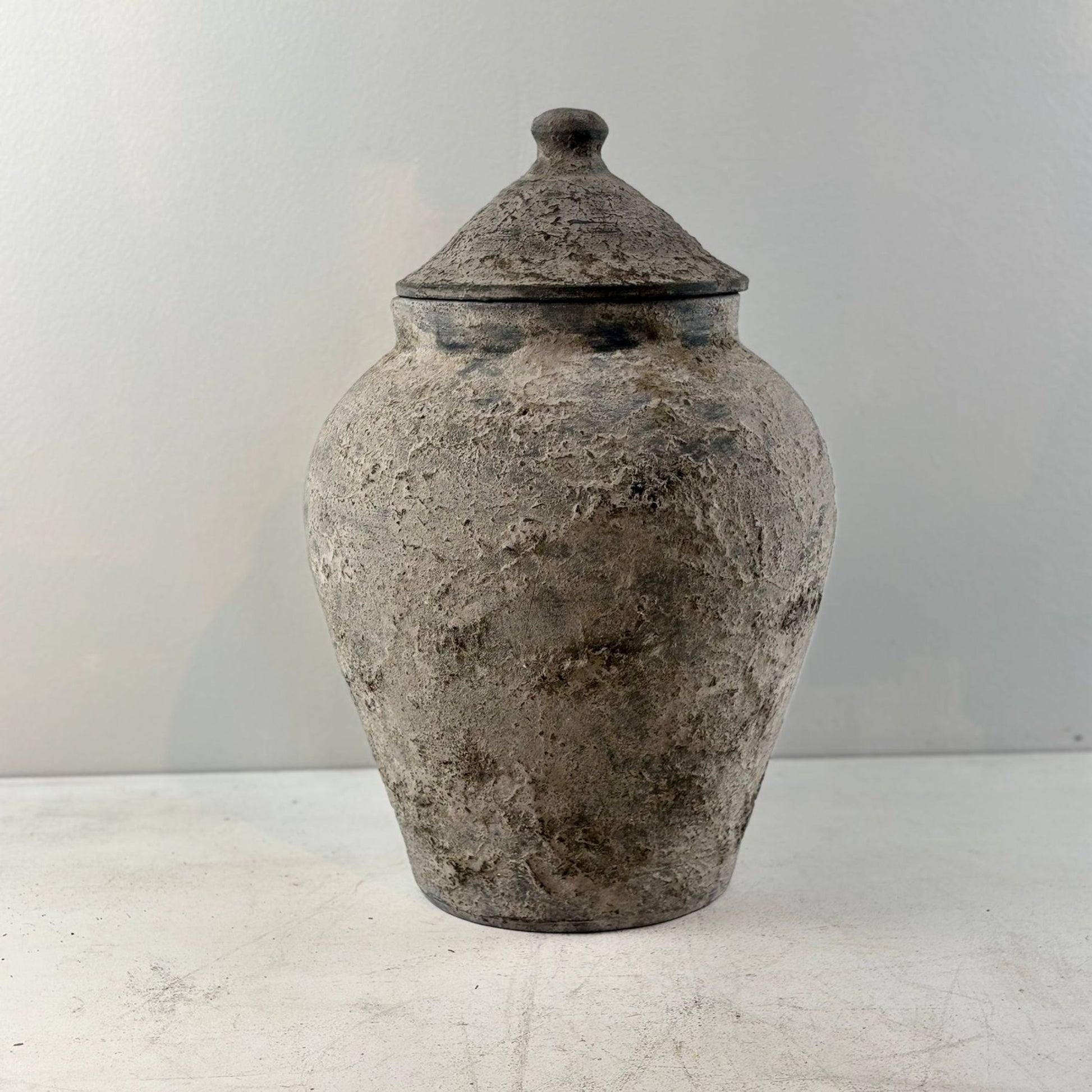 Lidded Pot from Nepal - Large