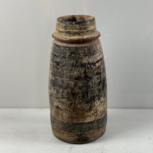 Antique Wooden Himachal Pot - Chhusang, Nepal