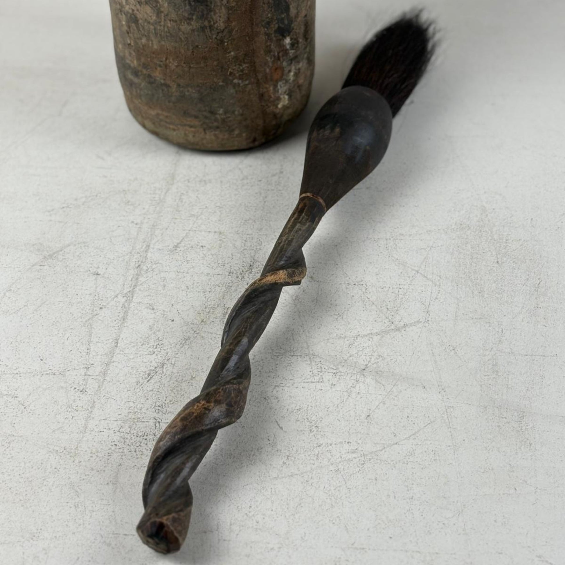 Vintage Chinese Calligraphy Brush - twisted 