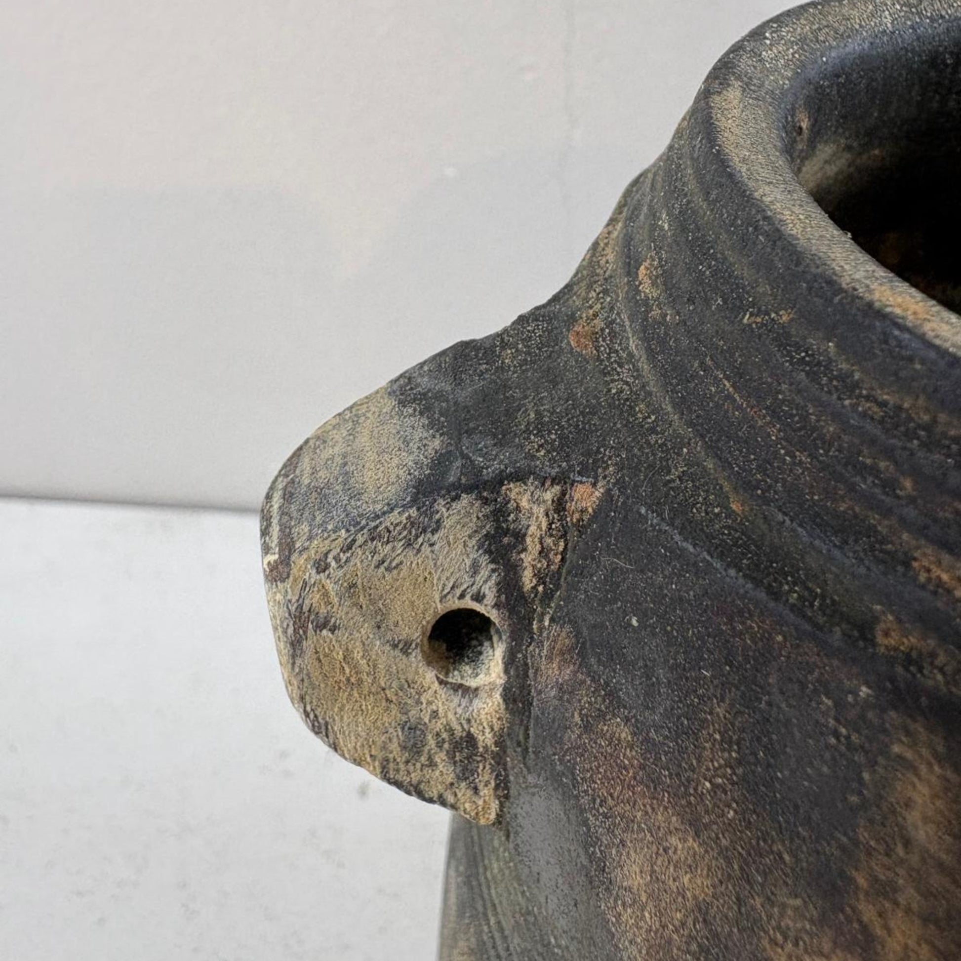 Antique Wooden Himachal Pot - Chhusang, Nepal