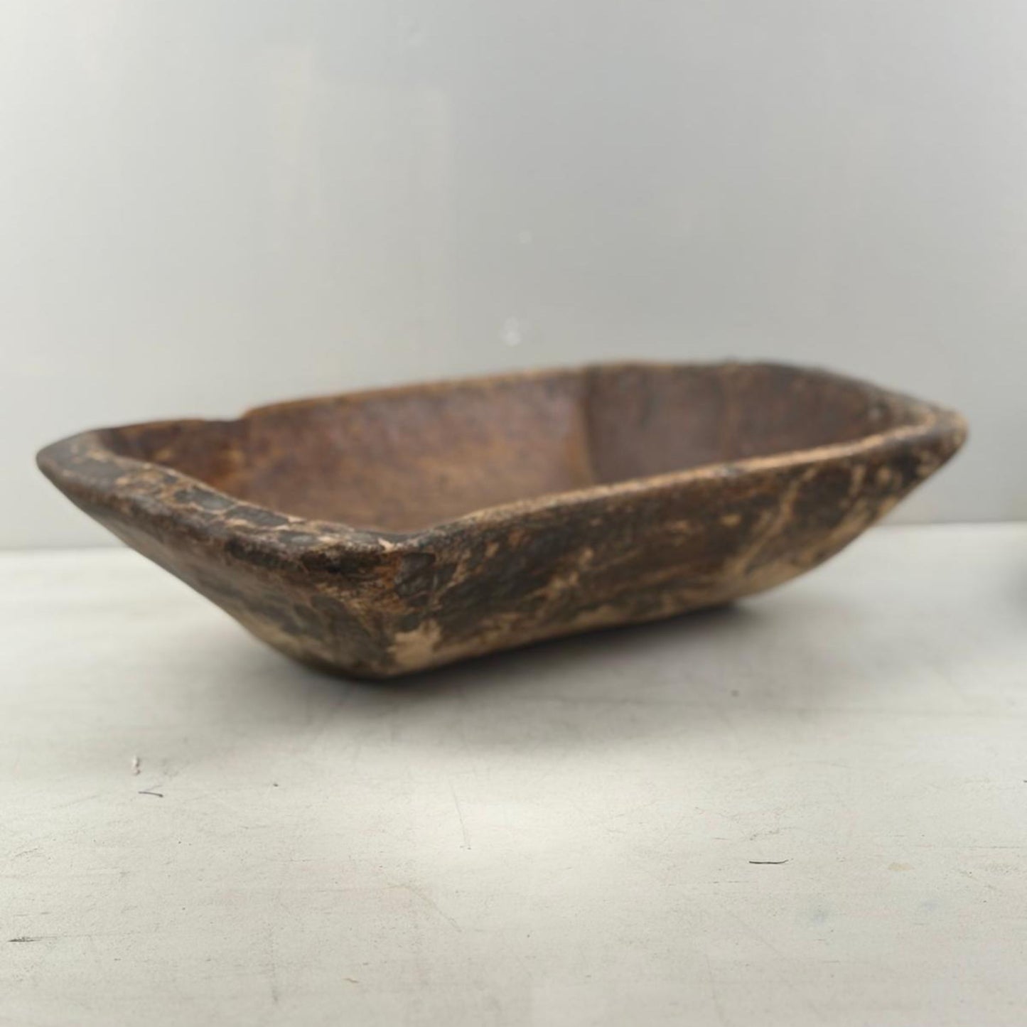 Antique Wooden Dough Bowl - Gamai, Qinghai Province, Tibet