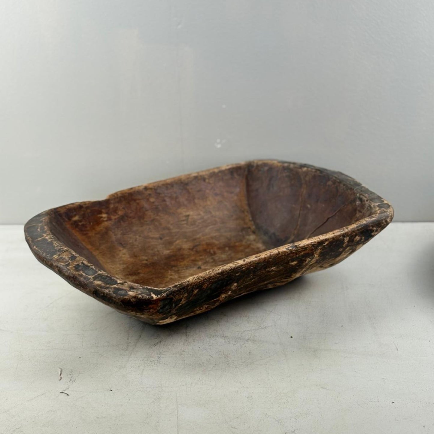 Antique Wooden Dough Bowl - Gamai, Qinghai Province, Tibet