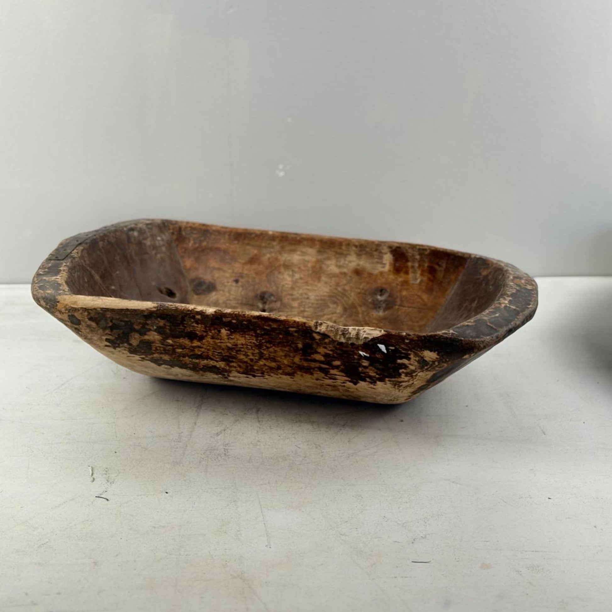 Antique Wooden Dough Bowl - Gamai, Qinghai Province, Tibet