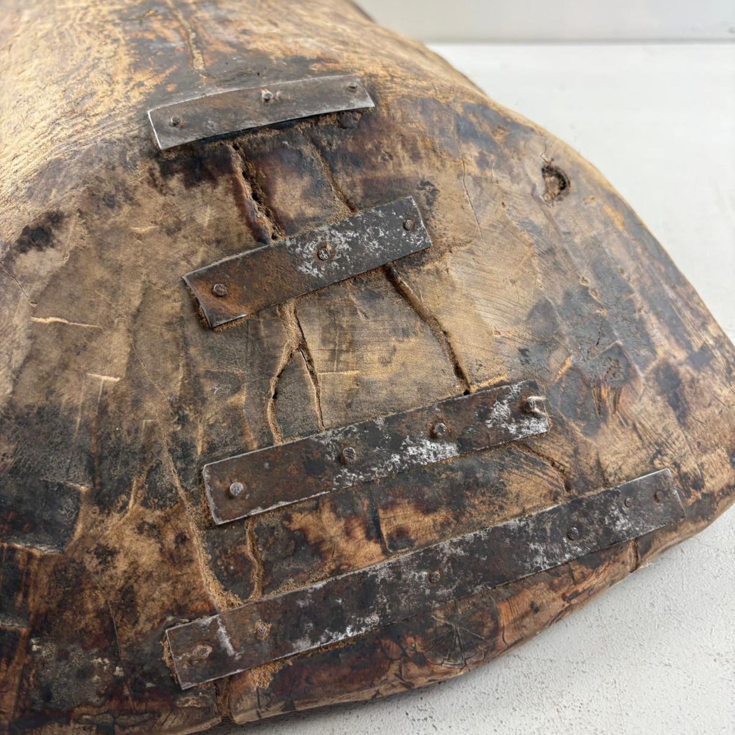 Antique Wooden Dough Bowl - Gamai, Qinghai Province, Tibet