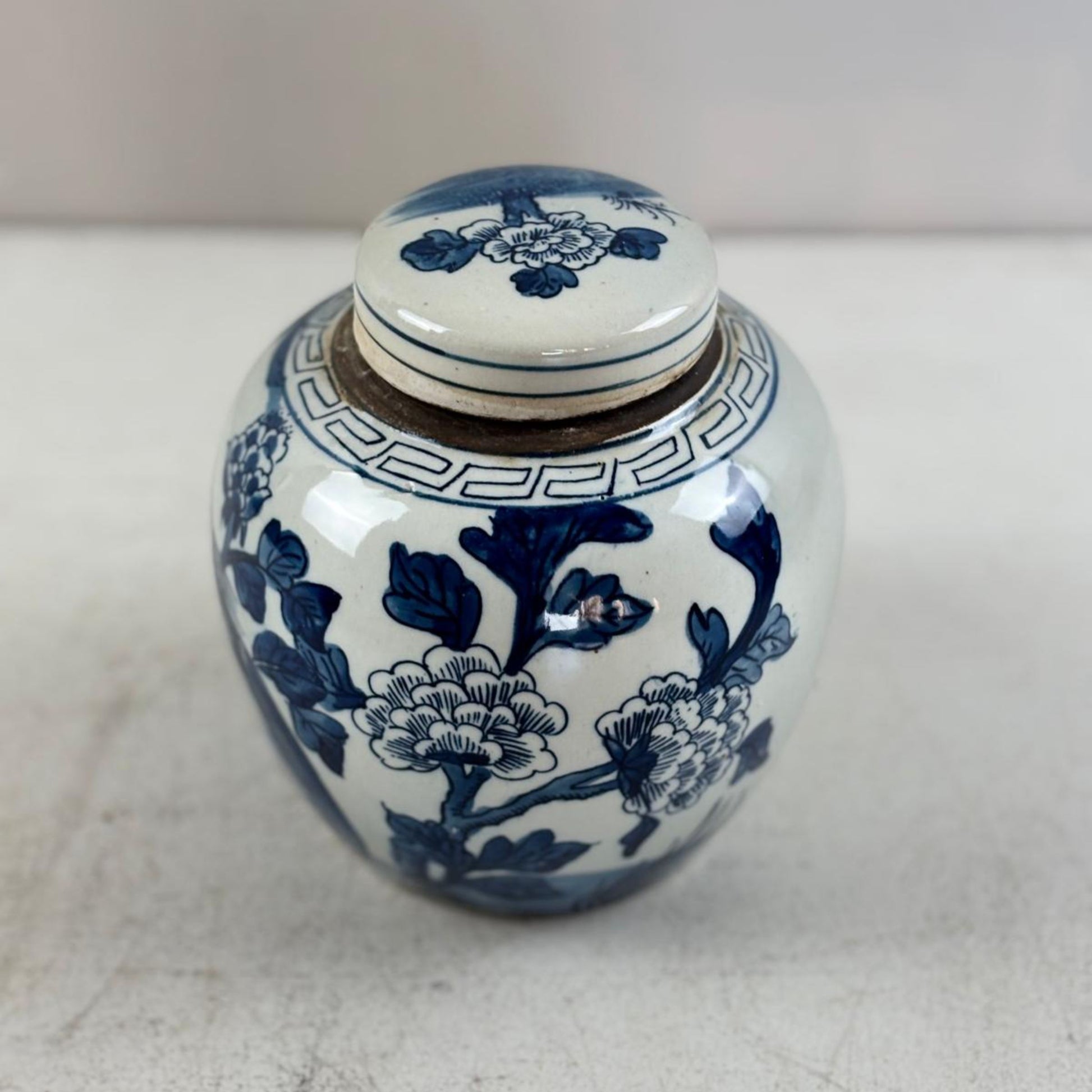 Blue and White Chinese Ginger Jar - 15cm
