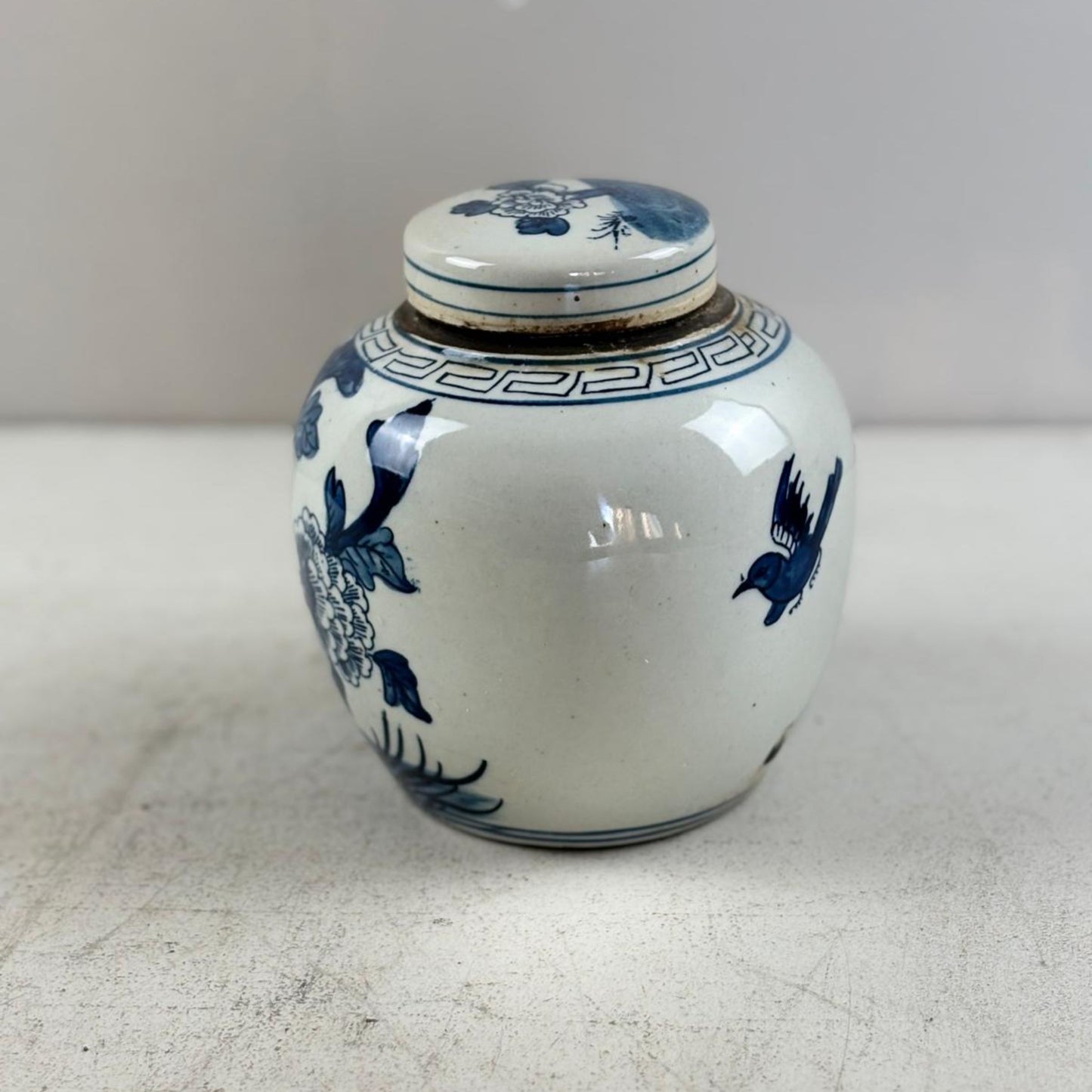 Blue and White Chinese Ginger Jar - 15cm