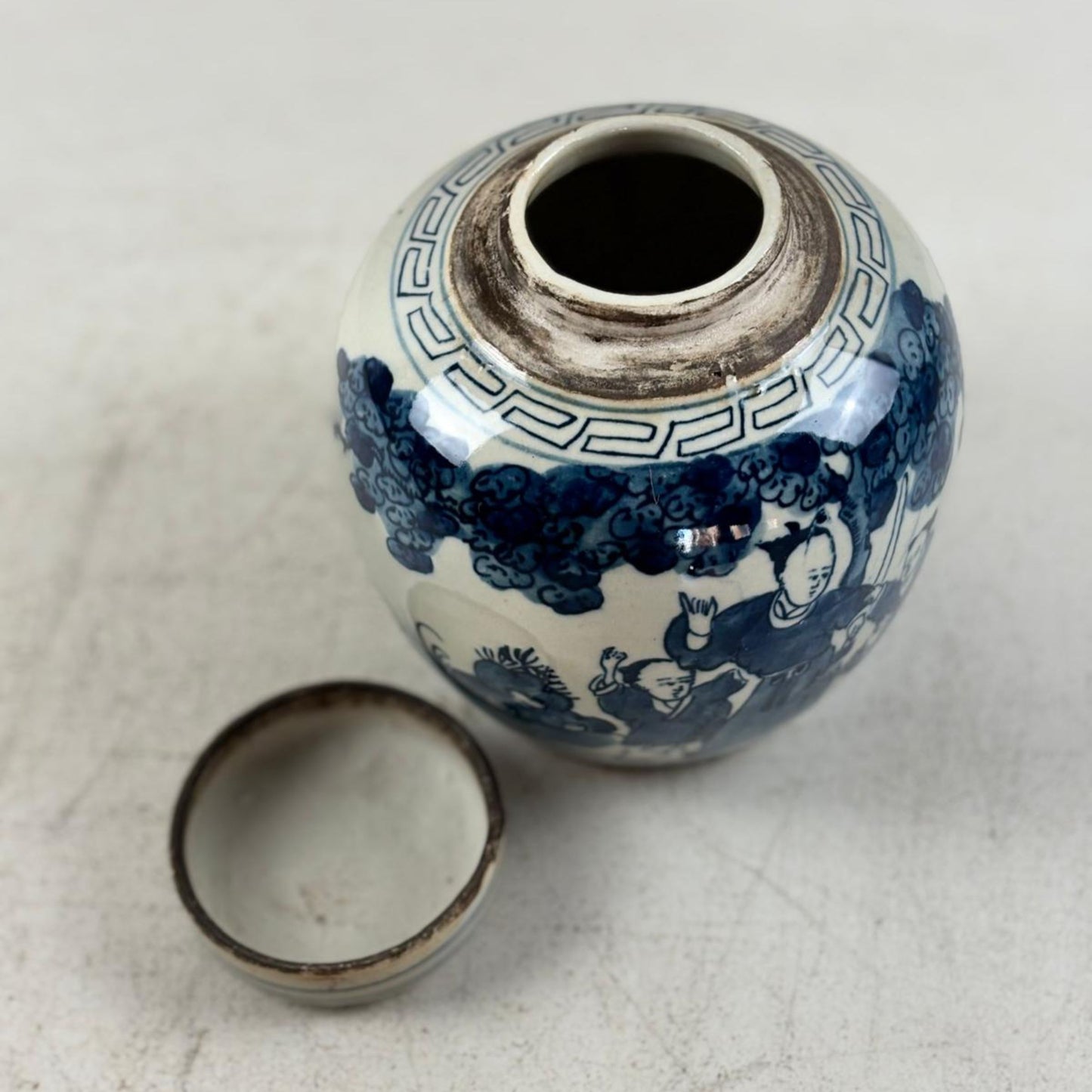 Blue and White Chinese Ginger Jar - 15cm