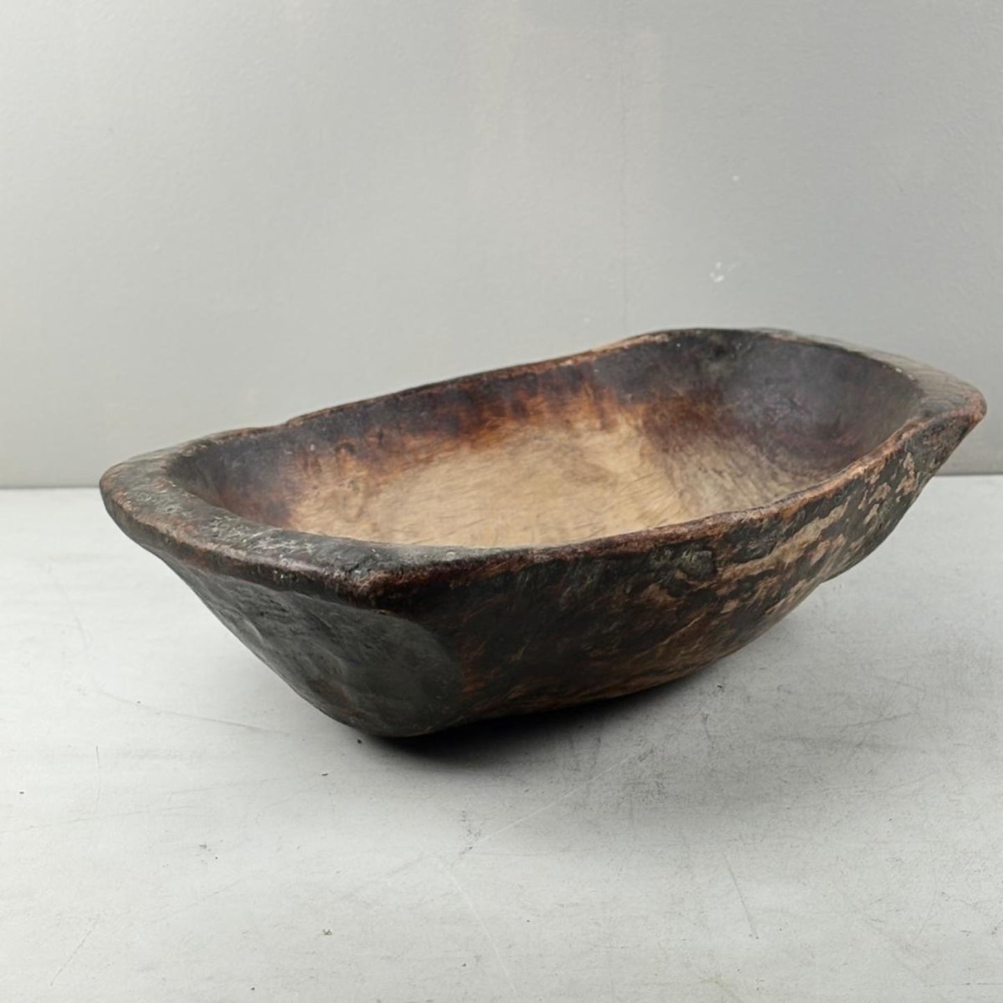 Antique Wooden Dough Bowl - Gamai, Qinghai Province, Tibet