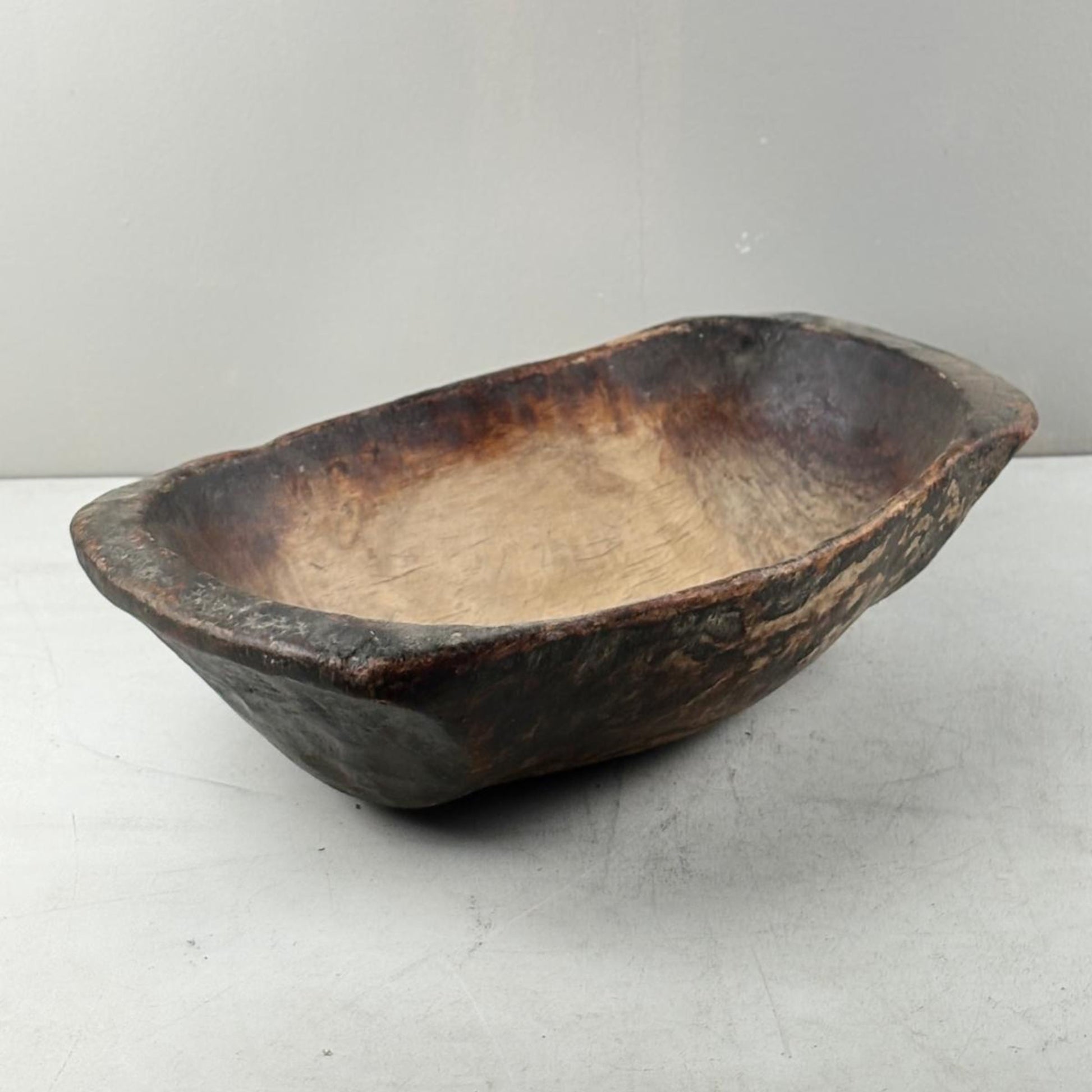 Antique Wooden Dough Bowl - Gamai, Qinghai Province, Tibet