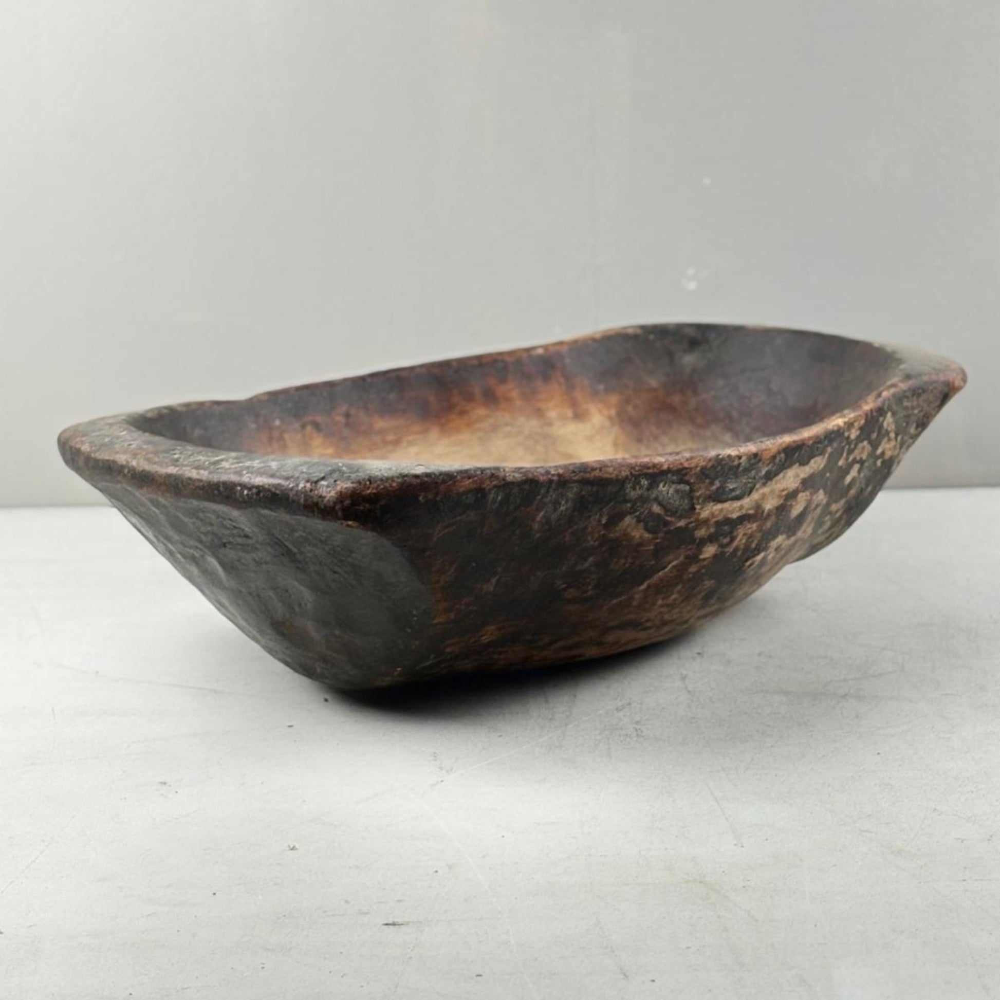 Antique Wooden Dough Bowl - Gamai, Qinghai Province, Tibet