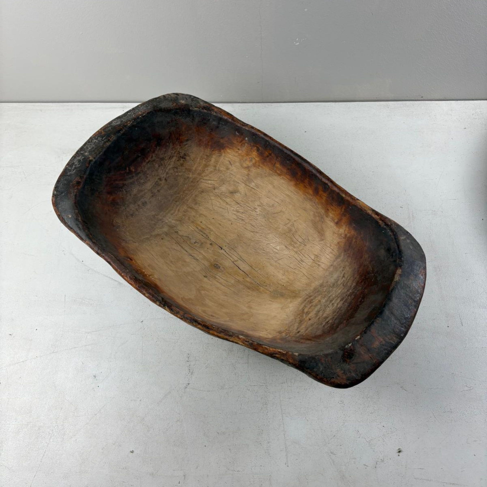 Antique Wooden Dough Bowl - Gamai, Qinghai Province, Tibet