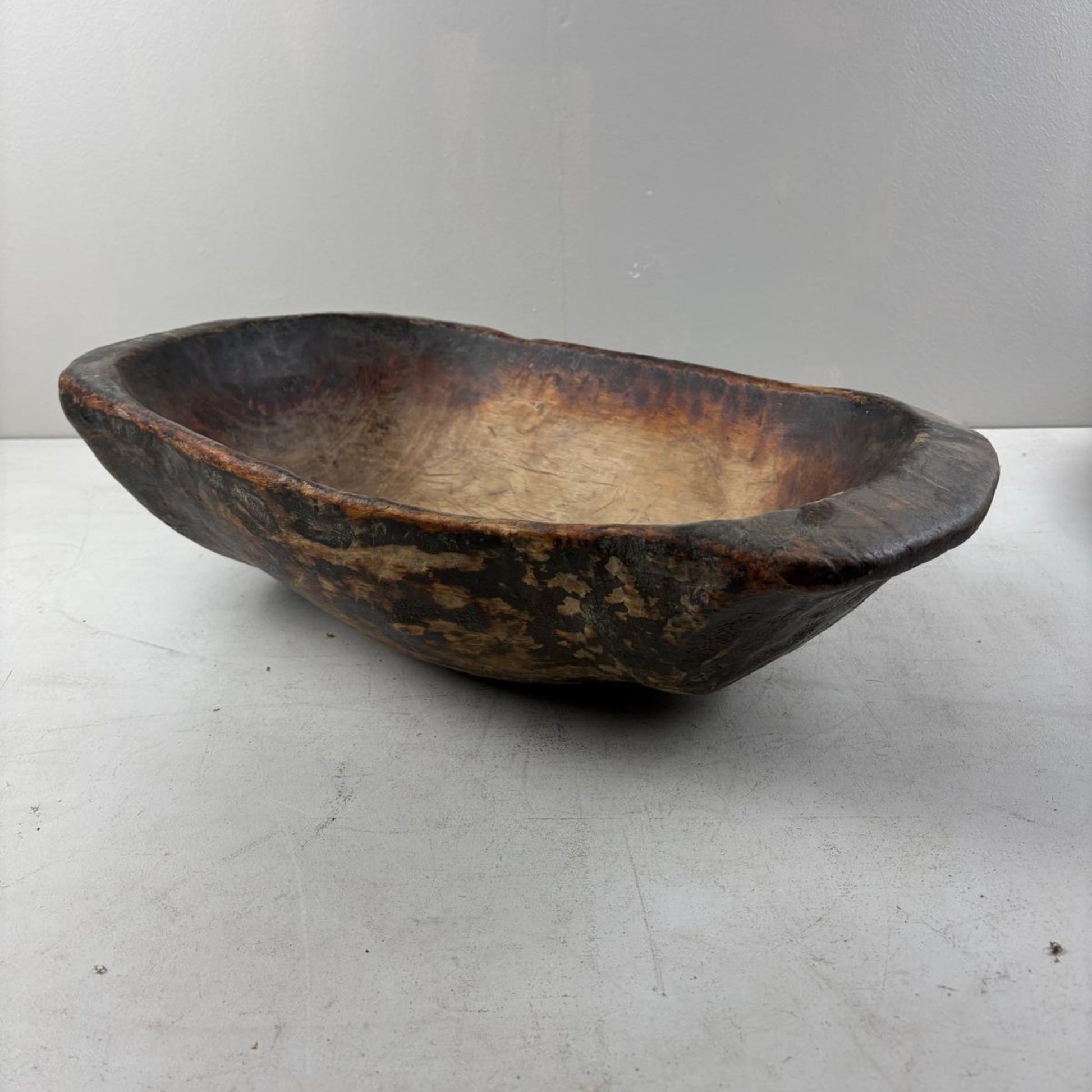 Antique Wooden Dough Bowl - Gamai, Qinghai Province, Tibet