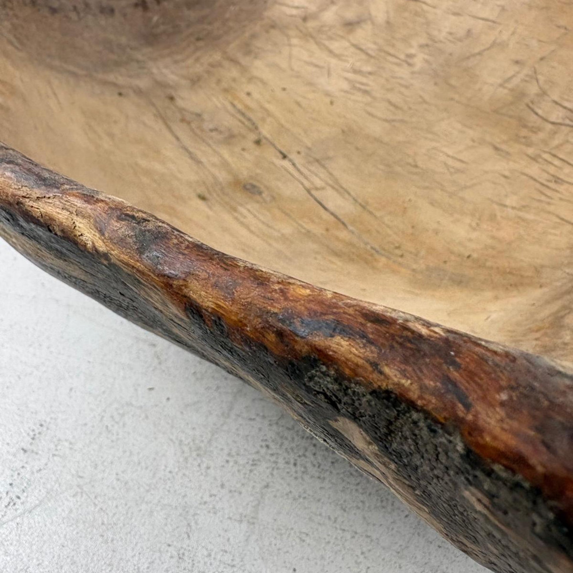 Antique Wooden Dough Bowl - Gamai, Qinghai Province, Tibet