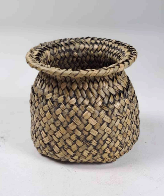 Native African Artisan Basket, Native Maasai Basket