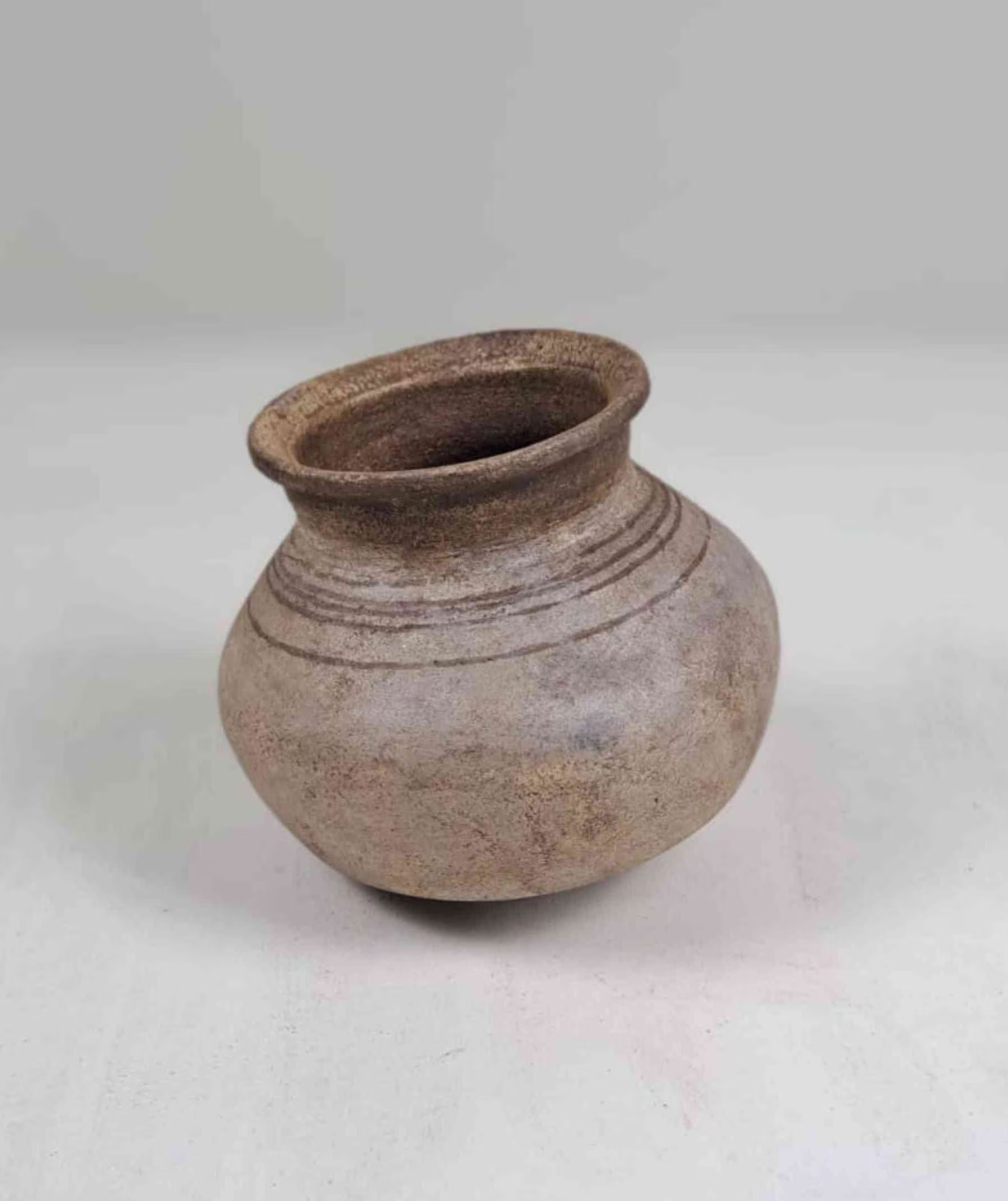 Vintage Clay Vessel - Rounded Base